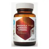 Rhodiola & Siberian Ginseng Ekstrakt Standaryzowany 90 kapsułek Hepatica