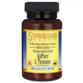 Swanson AjiPure L-Tyrozyna 500mg 60 kapsułek