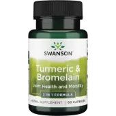 Swanson full spectrum turmeric & bromelina 60 kapsułek