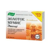 Złote MUMIO Ałtajskie 100% Czyste 200mg 60tabletek Evalar