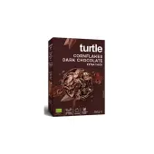 Płatki kukurydziane w polewie z ciemnej czekolady bezglutenowe 250 g BIO Turtle