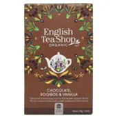 Herbata ziołowa rooibos z ziarnami kakaowca i laską wanilii 20saszetek x 2g (40 g) BIO English tea