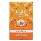 Herbata ziołowa z imbirem, kurkumą i trawą cytrynową 20 saszetek x 1,75g (35 g) BIO English tea
