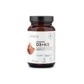 Witamina D3 4000 IU + K2  90 kapsułek Aura Herbals 