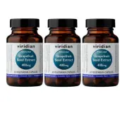 Viridian Ekstrakt z pestek grejpfruta 30 kapsułek x 3 sztuki