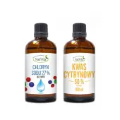 Natvita chloryn sodu 27% 100 ml + kwas cytrynowy 50% 100 ml 
